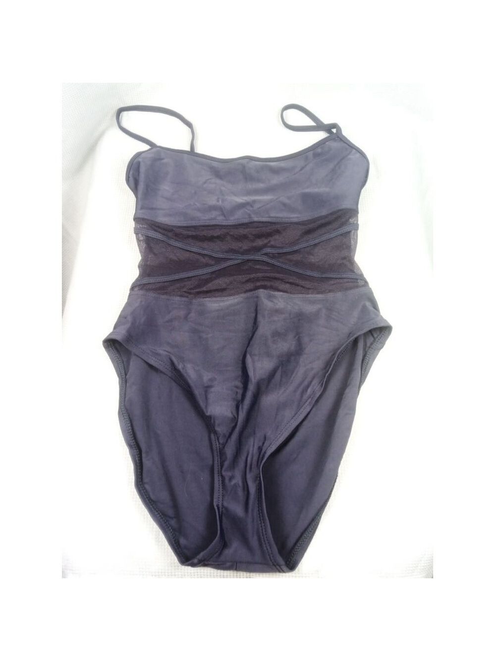 Anne Cole Collection one piece swimsuit, navy blue, size 10